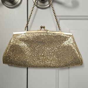 Elegant Gold Evening Clutch